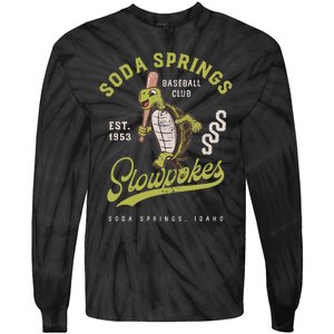 Soda Springs Slowpokes Minor League Baseball Team Tie-Dye Long Sleeve Shirt