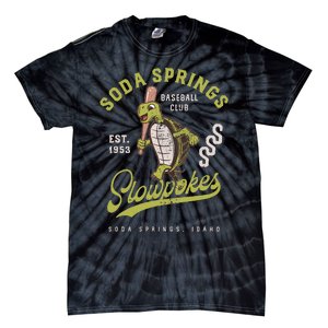 Soda Springs Slowpokes Minor League Baseball Team Tie-Dye T-Shirt