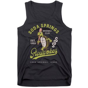 Soda Springs Slowpokes Minor League Baseball Team Tank Top