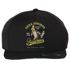 Soda Springs Slowpokes Minor League Baseball Team Wool Snapback Cap