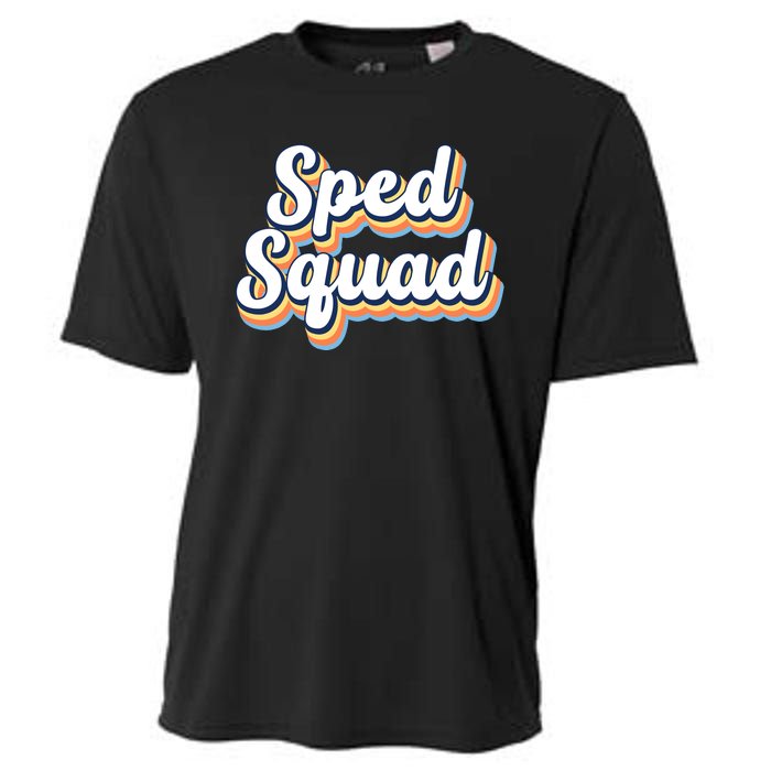 Sped Squad Special Education Retro Cooling Performance Crew T-Shirt