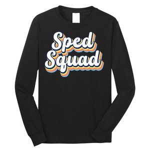 Sped Squad Special Education Retro Long Sleeve Shirt