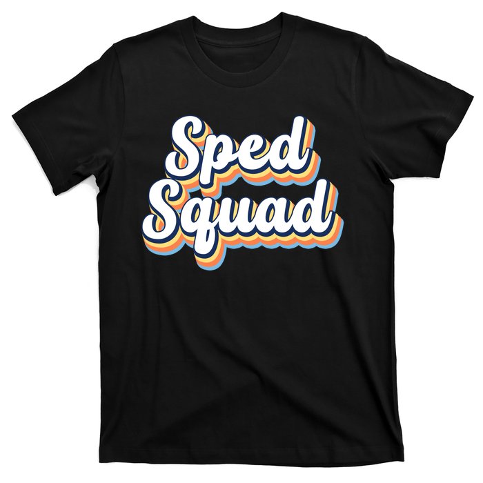 Sped Squad Special Education Retro T-Shirt