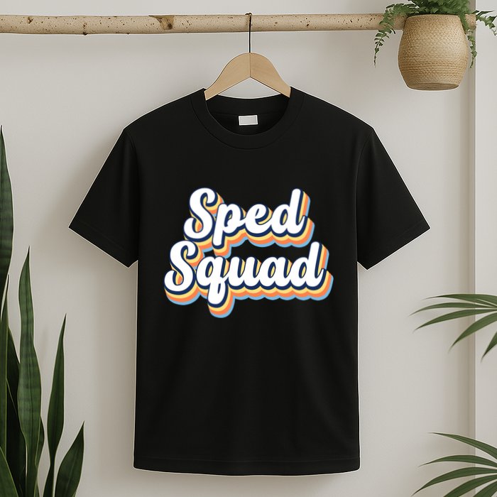 Sped Squad Special Education Retro T-Shirt