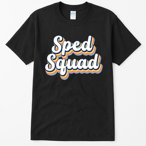 Sped Squad Special Education Retro Tall T-Shirt