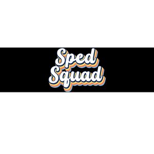 Sped Squad Special Education Retro Bumper Sticker