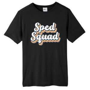 Sped Squad Special Education Retro Tall Fusion ChromaSoft Performance T-Shirt