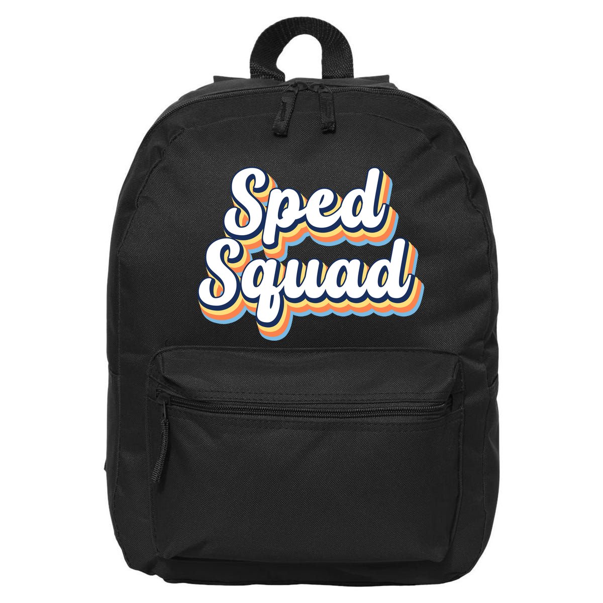 Sped Squad Special Education Retro 16 in Basic Backpack