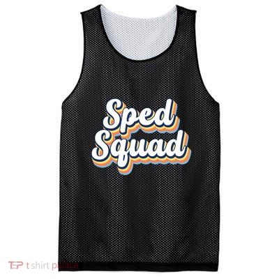 Sped Squad Special Education Retro Mesh Reversible Basketball Jersey Tank