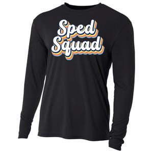 Sped Squad Special Education Retro Cooling Performance Long Sleeve Crew