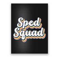 Sped Squad Special Education Retro Poster