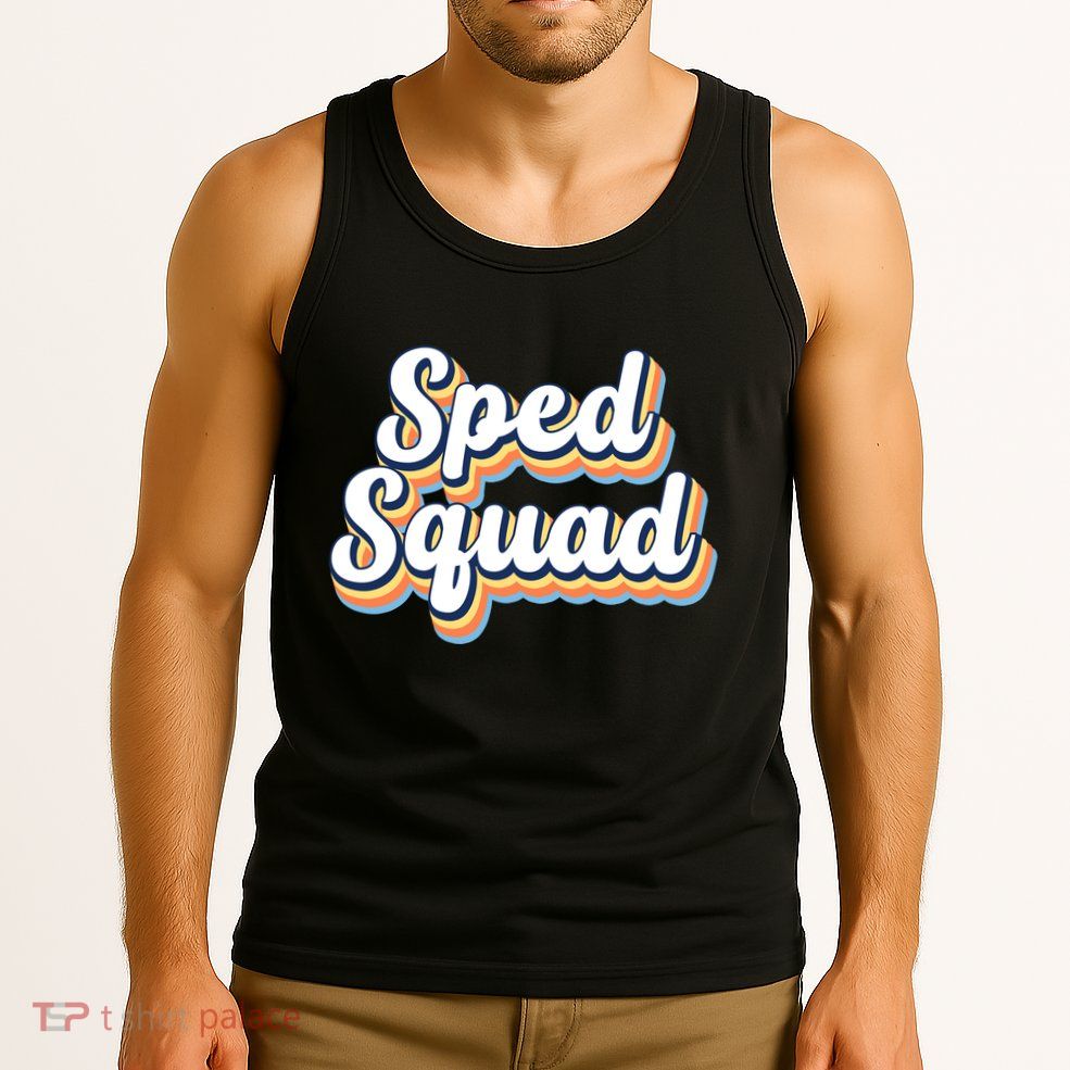 Sped Squad Special Education Retro Tank Top