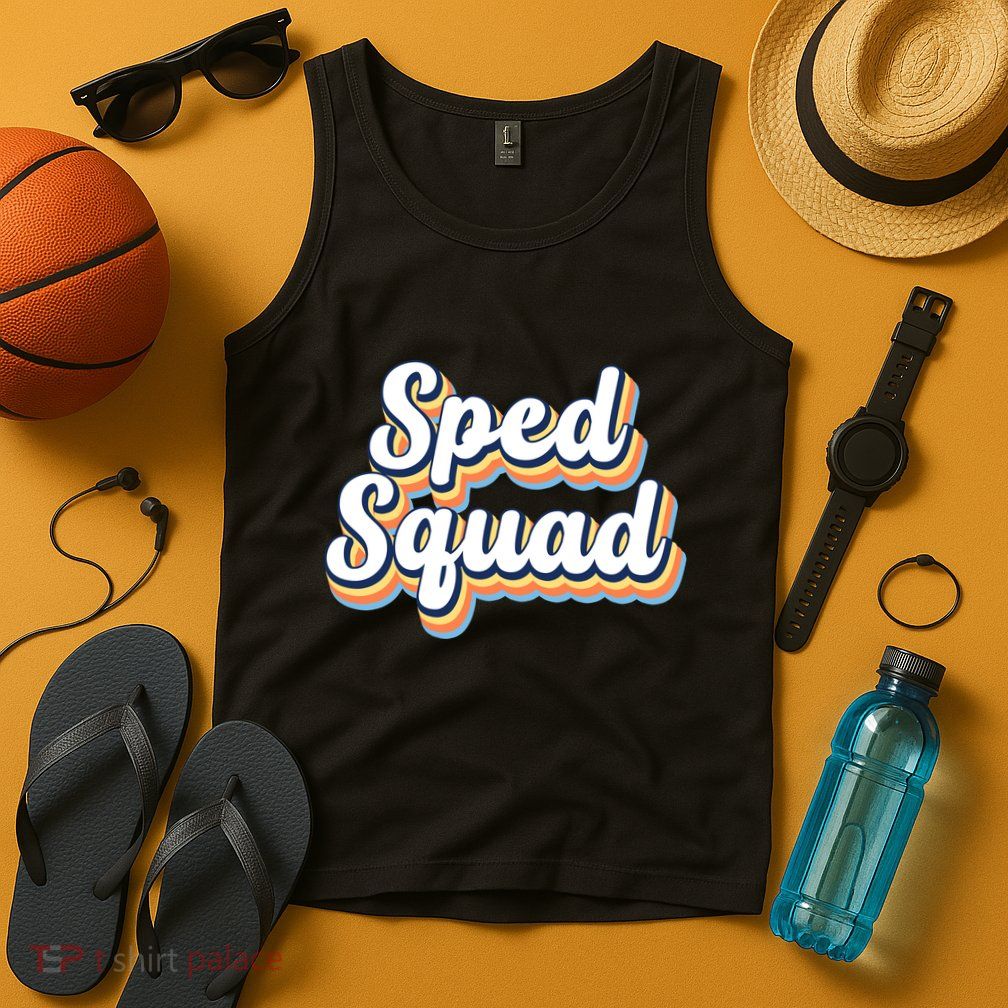 Sped Squad Special Education Retro Tank Top
