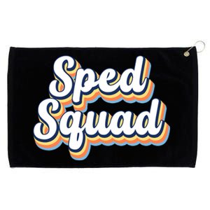 Sped Squad Special Education Retro Grommeted Golf Towel