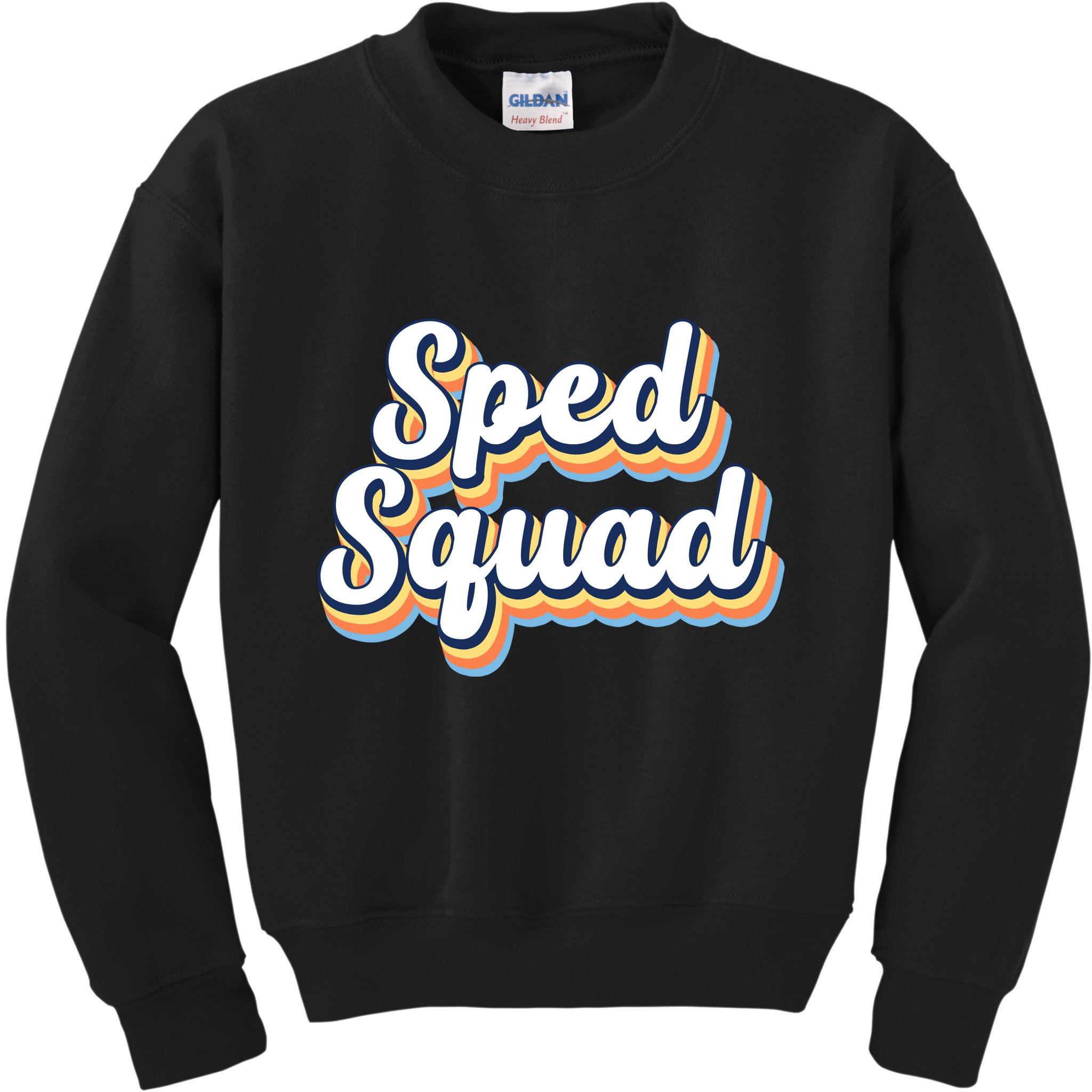 Sped Squad Special Education Retro Kids Sweatshirt