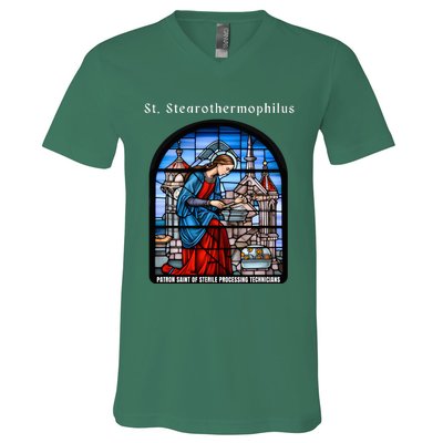 St. Stearothermophilus V-Neck T-Shirt