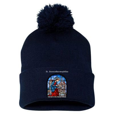 St. Stearothermophilus Pom Pom 12in Knit Beanie