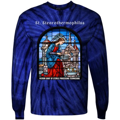 St. Stearothermophilus Tie-Dye Long Sleeve Shirt