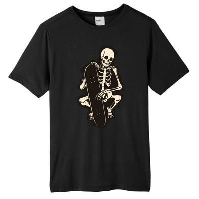 Skeleton Skateboarder Tall Fusion ChromaSoft Performance T-Shirt