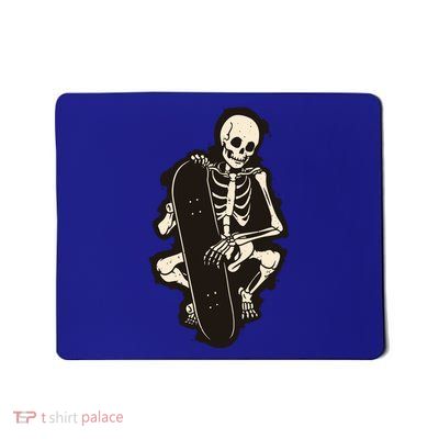 Skeleton Skateboarder Mousepad