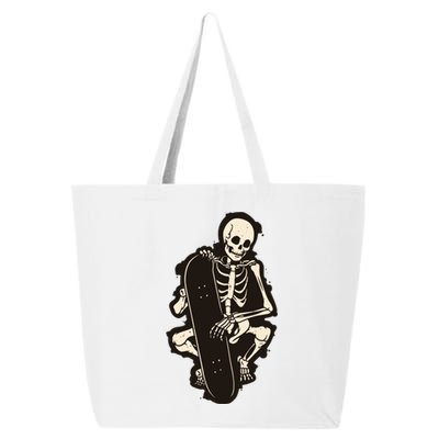 Skeleton Skateboarder 25L Jumbo Tote