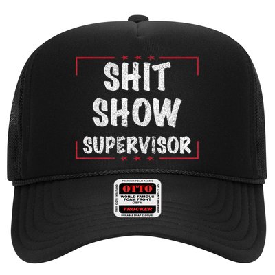 Shit Show Supervisor, Funny Dad Mom Boss Teacher Present Trucker Hat