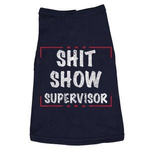 Shit Show Supervisor, Funny Dad Mom Boss Teacher Present Doggie Tank