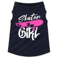 Skater Skateboard Skateboarding For Girl Doggie Tank