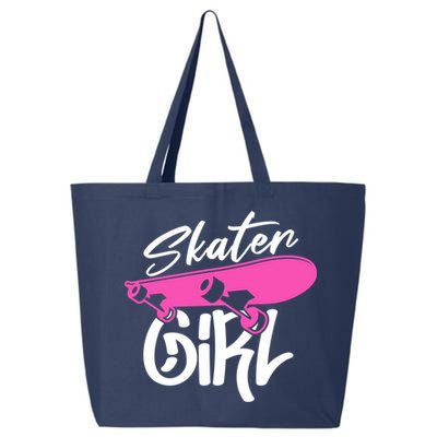 Skater Skateboard Skateboarding For Girl 25L Jumbo Tote