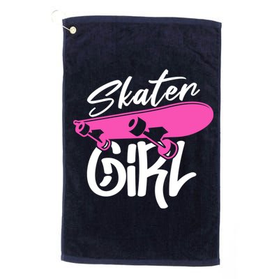Skater Skateboard Skateboarding For Girl Golf Towel