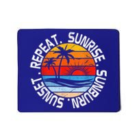 Sunrise Sunburn Sunset Repeat Retro Vintage Gift Mousepad