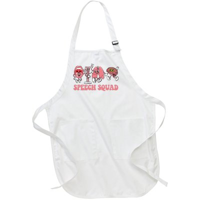 Slp Speech Squad Therapy Full-Length Apron With Pockets