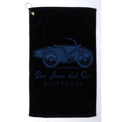 Surfer Surf Spots Gift San Juan Del Sur Nicaragua Cool Gift Platinum Collection Golf Towel