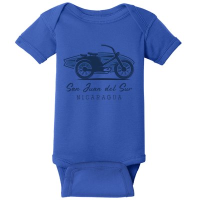 Surfer Surf Spots Gift San Juan Del Sur Nicaragua Cool Gift Baby Bodysuit