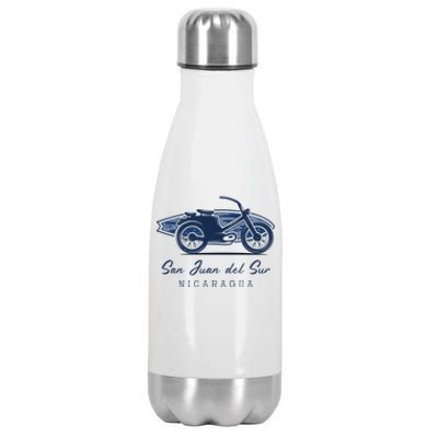 Surfer Surf Spots Gift San Juan Del Sur Nicaragua Cool Gift Stainless Steel Insulated Water Bottle