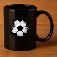Soccer Soccer 11oz C Handle Ceramic Mug