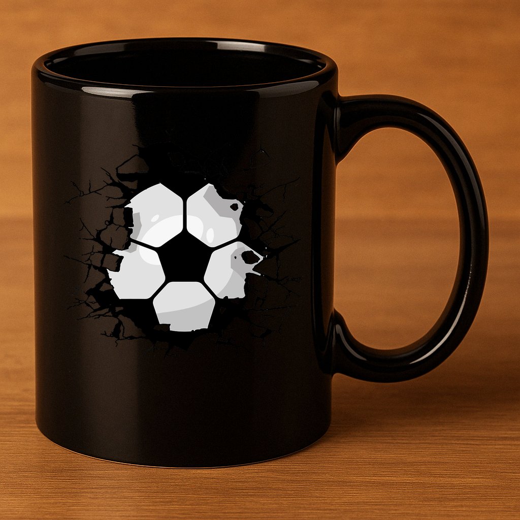 Soccer Soccer 11oz C Handle Ceramic Mug