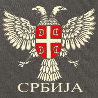 Serbia Srbija Serbian Serb Eagle Flag Cccc Cyrillic Cotton Canvas Backpack