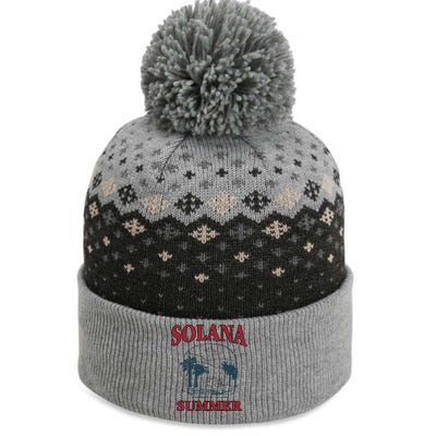 Solana Summer The Baniff Cuffed Pom Beanie