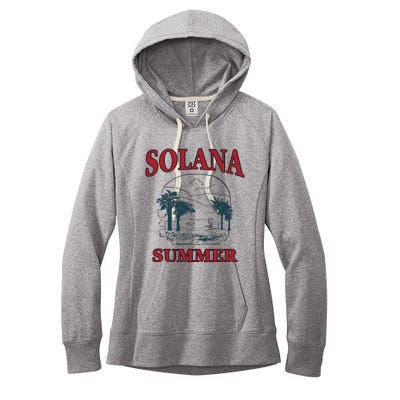 Solana Summer Women's Fleece Hoodie