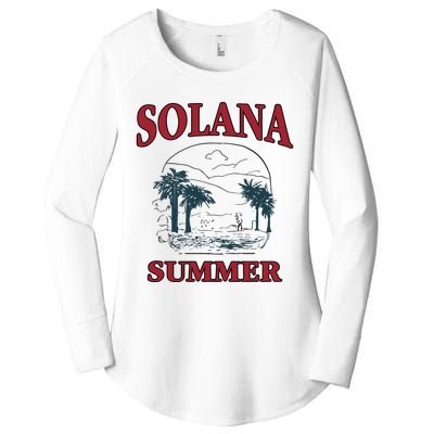 Solana Summer Women's Perfect Tri Tunic Long Sleeve Shirt