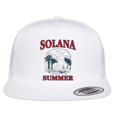 Solana Summer Flat Bill Trucker Hat