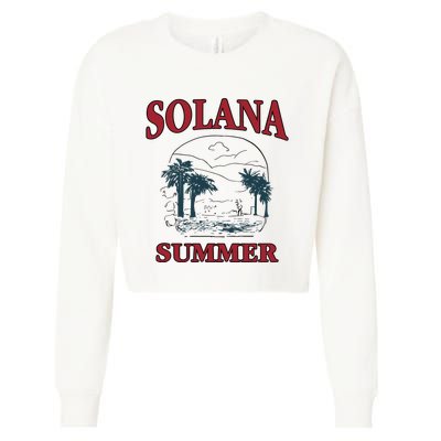 Solana Summer Cropped Pullover Crew