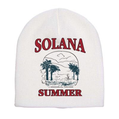 Solana Summer Short Acrylic Beanie