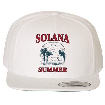 Solana Summer Wool Snapback Cap