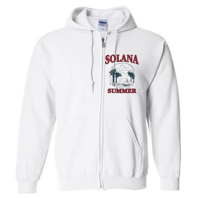 Solana Summer Full Zip Hoodie