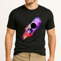 Scifi Space Ship Trekking Through Galaxy Performance Shirt