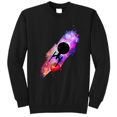 Scifi Space Ship Trekking Through Galaxy Sweatshirt