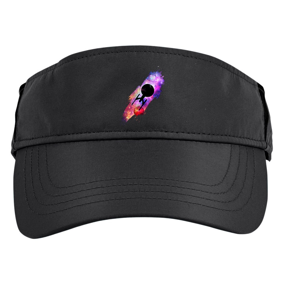 Scifi Space Ship Trekking Through Galaxy Adult Drive Performance Visor