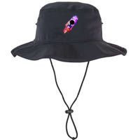 Scifi Space Ship Trekking Through Galaxy Bucket Hat